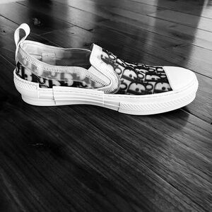 Dior Monochrome Slip-On Sneakers
